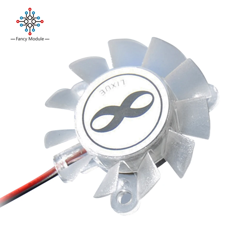 

36mm Computer Cooling Fan DC12V Oiled Bearings 2 Pins 2 Wires 4800RPM for Computer CPU VGA Video Graphics Card Cooler Heat Sinks