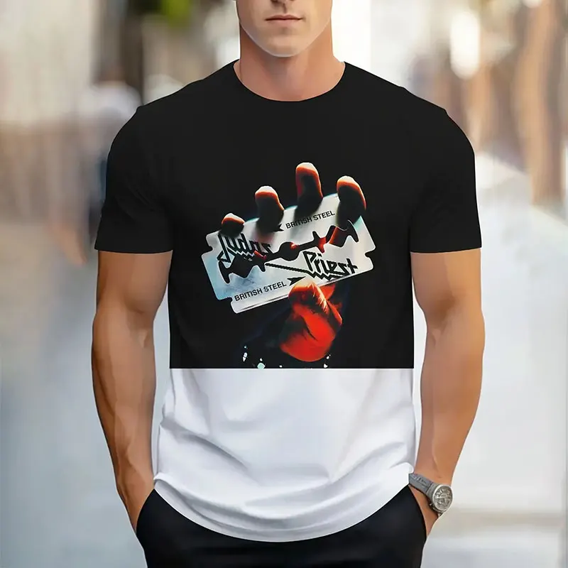 Summer Fashion Men\'s Sports Short Sleeve T Shirt 2024 New Outdoor Street Retro Round Neck Top Fight Club Extreme Sportswear