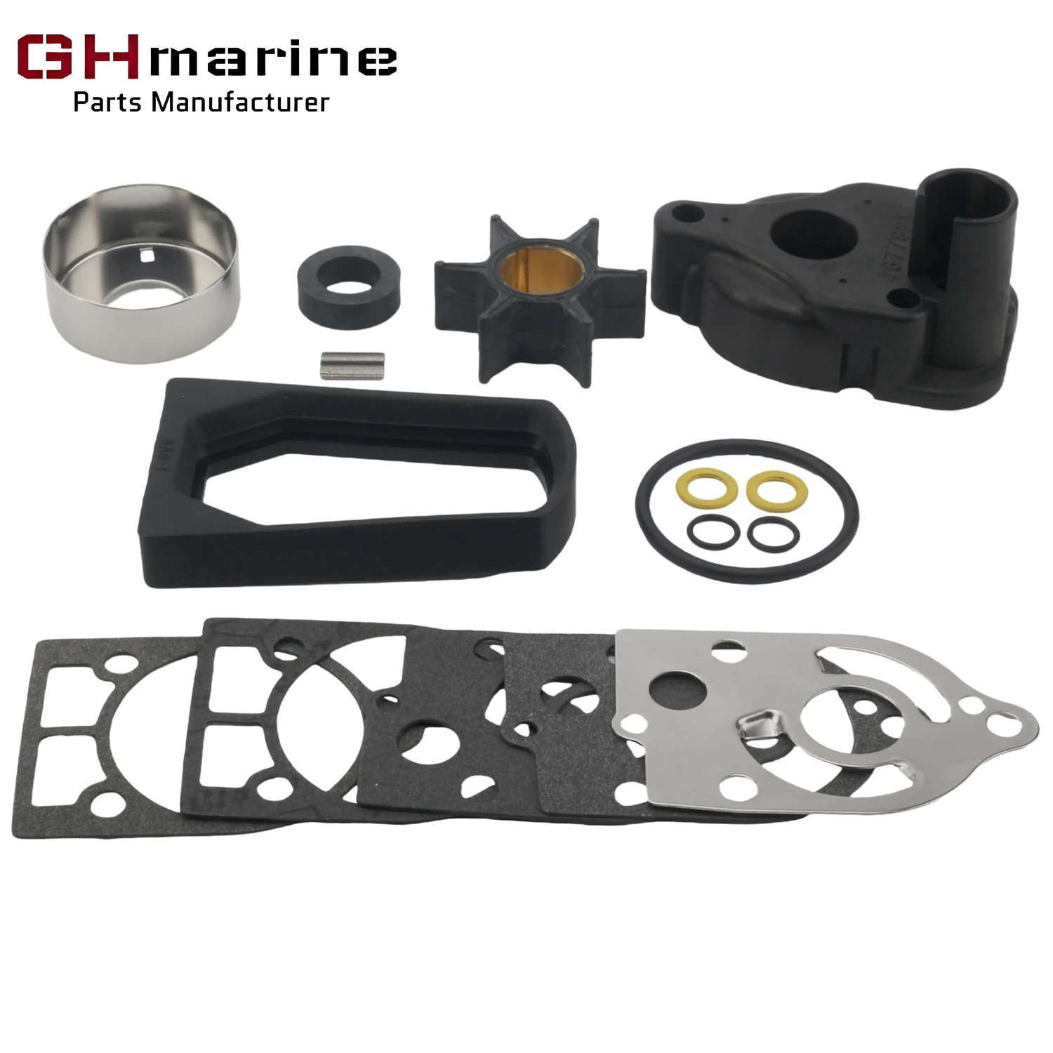 

46-60366A1 46-60366Q1 46-60366T1 Sea Water Pump Impeller Rebuild Service Kit for Mercury 30HP 35HP 40HP 45HP 50HP 60HP 70HP