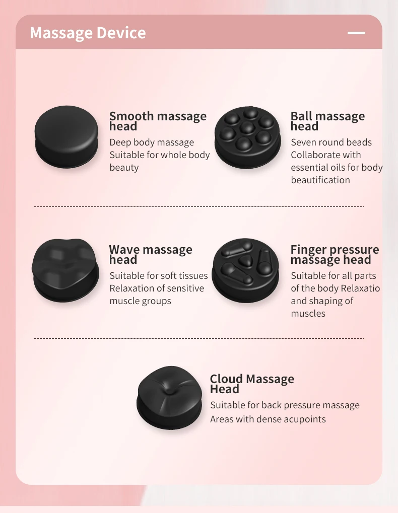 2025 Elektrisches Körpermassagegerät für Nacken, Rücken, Schulter, Körperformungsmaschine, kabelloses Hand-Cellulite-Massagegerät, Schönheitswerkzeug – Detail 13