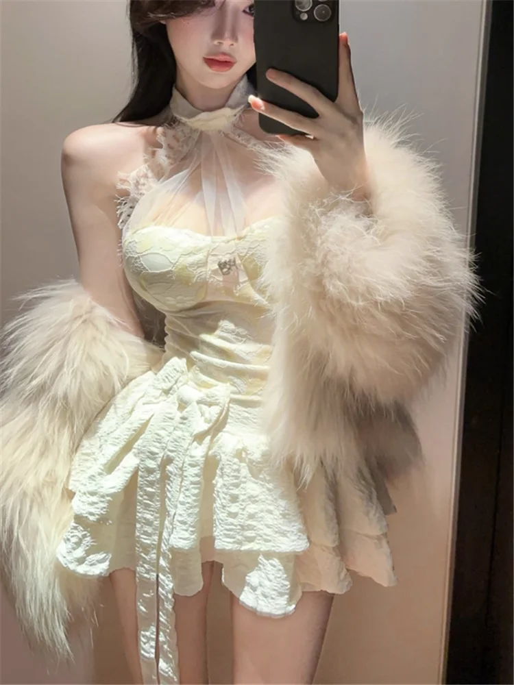 الفرنسية خمر المشمش الأسود قطعتين مجموعات الرسن بقماش شفاف الدانتيل قميص أعلى و كعكة صغيرة تنورة السراويل Hotsweet فتاة 2 قطع الدعاوى #3