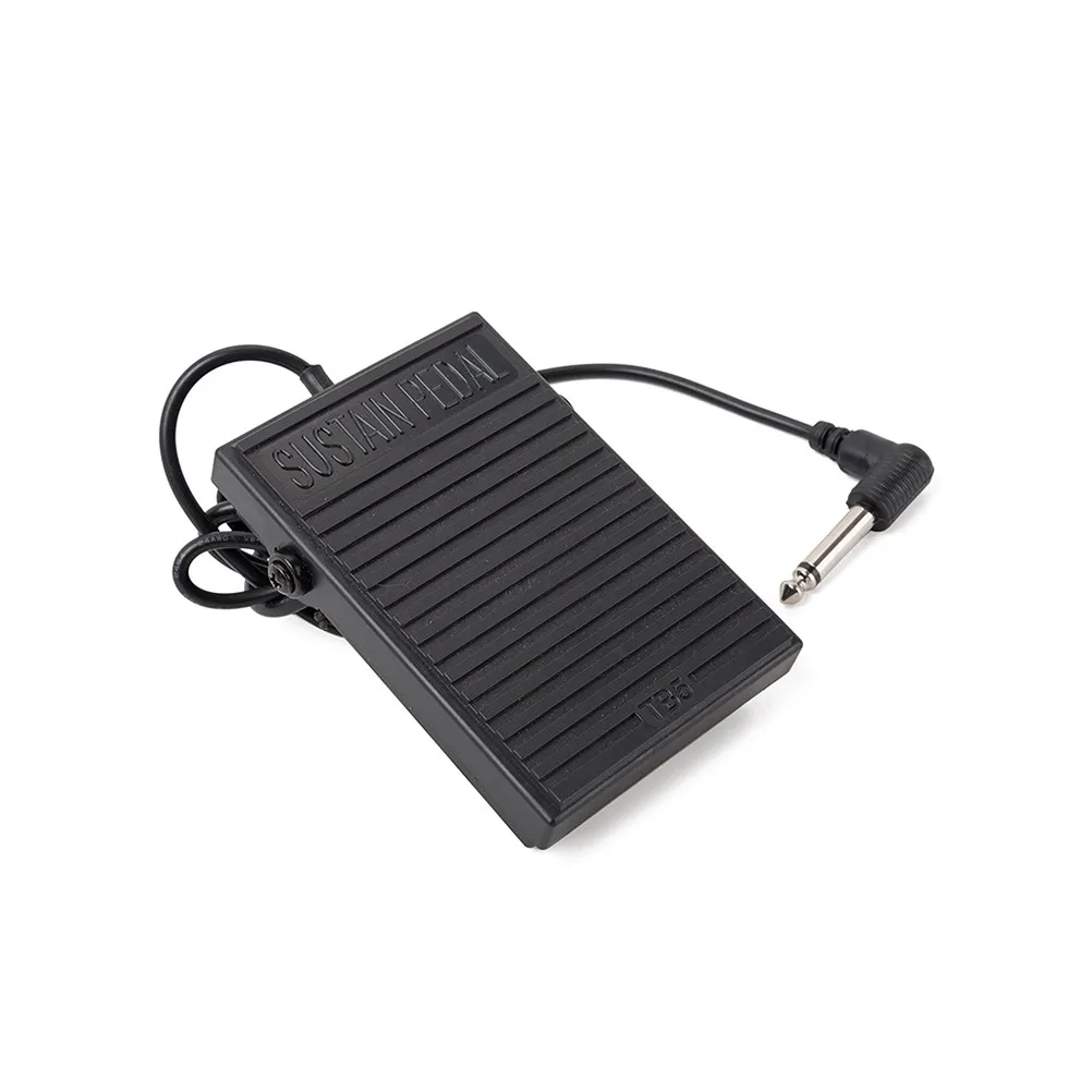Universal Black Sustain Pedal Controller for Keyboard Piano Foot Pedal Non-Latching Momentary Switch High Grade Material Sturdy