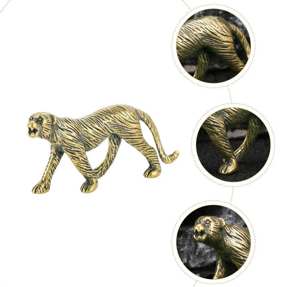 

Simulation Sculpture Desktop Office Brass Animal Statues Decor Tabletop Animal Statue Home Decoration