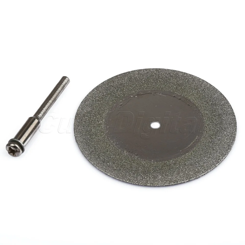 DRELD 50mm Carbon Steel Diamond Grinding Wheel Cutting Disc Saw Blade for Dremel Accessories Electric Rotary Tools Abrasive Disc