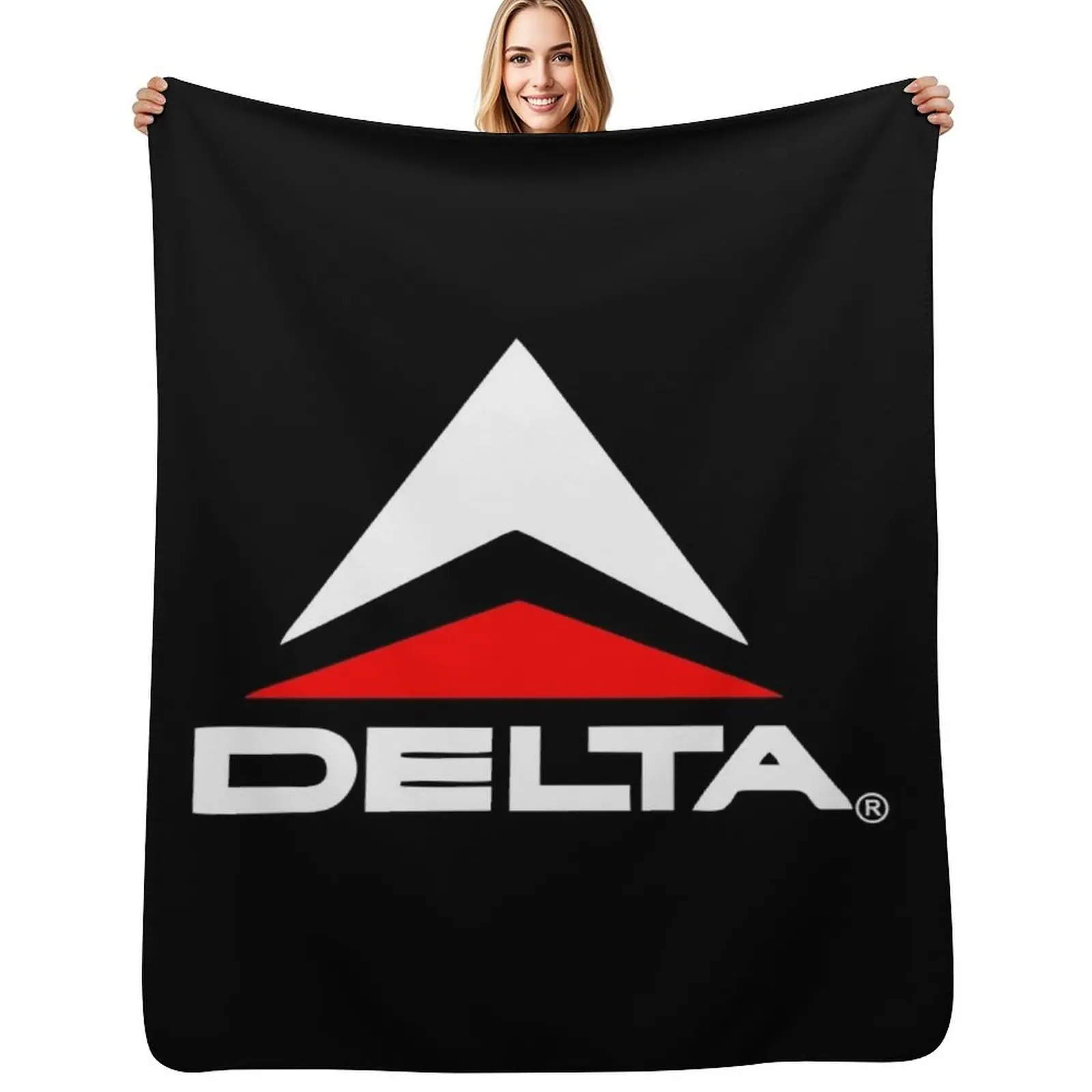 

Delta Airlines Throw Blanket Easy Care Comfortable Blanket for Couch