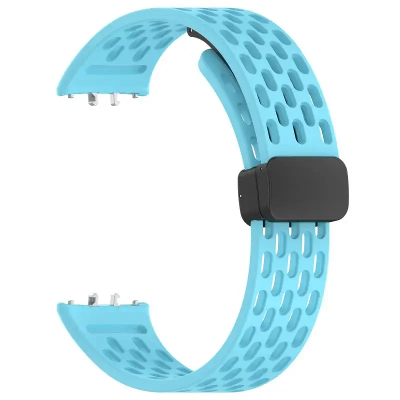 Magnetische Schnalle Mesh Silikon Armband Für Samsung Fit 3 Sport Atmungsaktive Uhr Band Für Samsung Galaxy Fit 3 Ersatz Armband – Detail 21