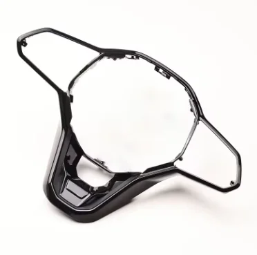 Voor Volkswagen Golf 8GTI MK8 Stuurwielsleutel Zwart frame met nieuw R-logoframe LCD Touch Stuurwielframe