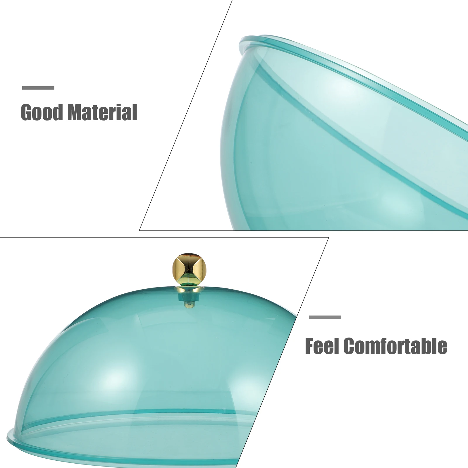 

Plastic Dust Cover Food Protector Insect Proof Household Dish Covers Lids Smooth Edges No Hurt Wide Uses Home Restaurant Buffet