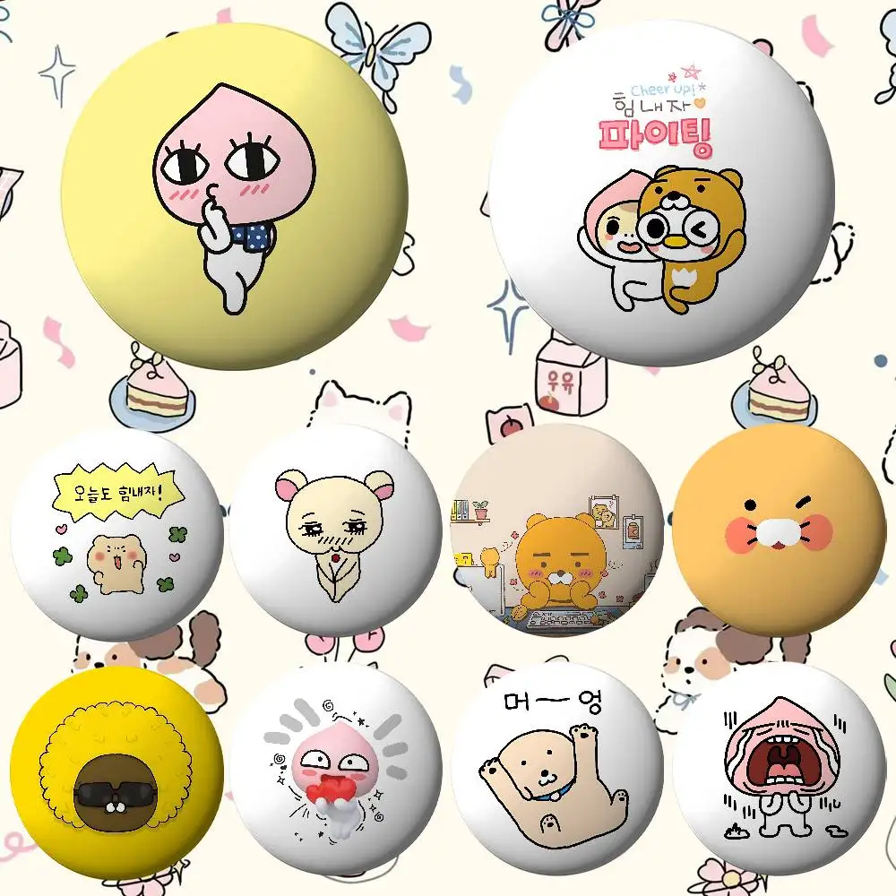 

Meme K-Kakaotalk Funny Icons Badges Cartoon Lapel Pins Brooch Fans' Baubles Gifts People Backpack Decor Jewelry Pieces