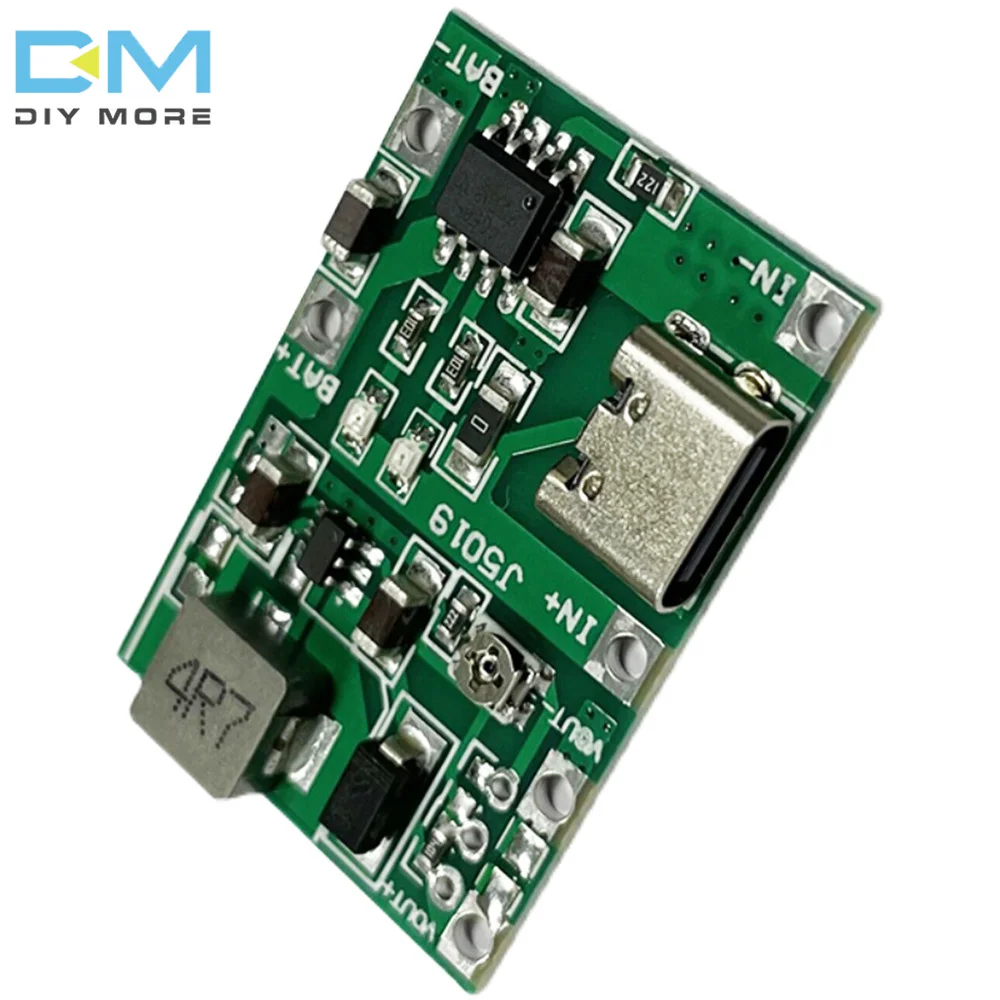 3.7V to 9V 5V 2A Charge Discharge Integrated Step Up Module Adjustable 18650 Lithium Battery Charge Discharge Integrated Module