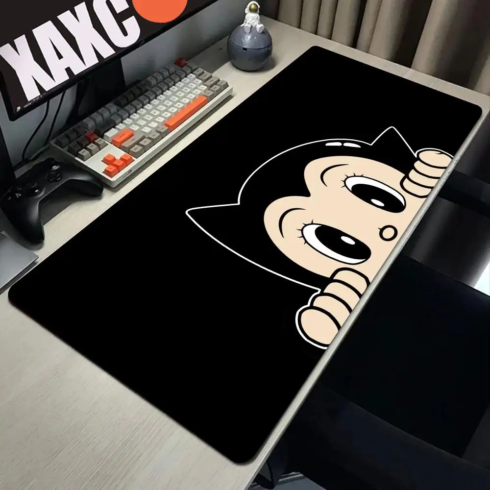 Astro Boy Anime Gaming Office Desk Pads Large For Computer Non-slip Lockedge Mouse Pad