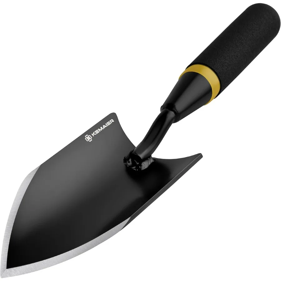 

Garden Shovel Heavy Duty Gardening Hand Trowel Carbon Steel Garden Trowel with Rubberized Handle Trowel Garden Tool for Diligen