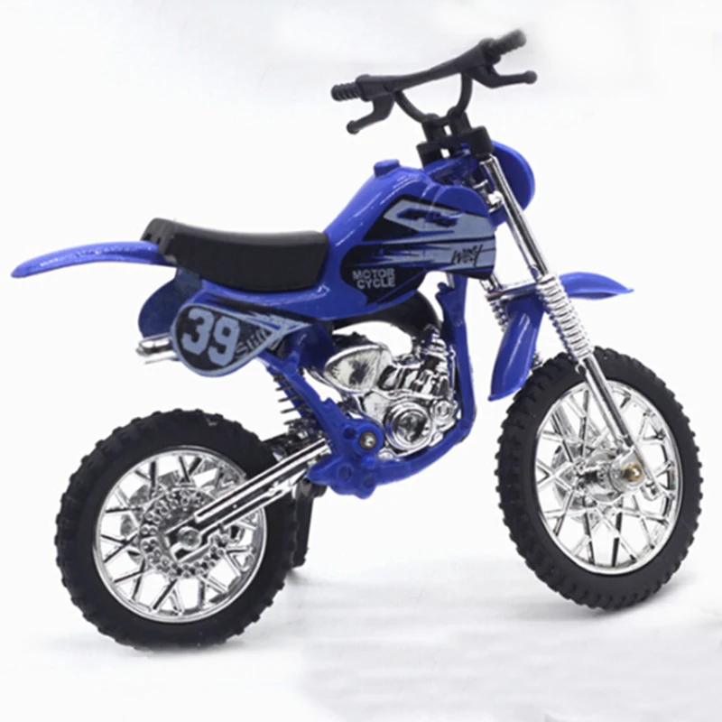 Simulação Liga Motocross Motocicleta Modelo, Toy Aventura, Decorar o lar, Presente para Crianças, Escala 1:18