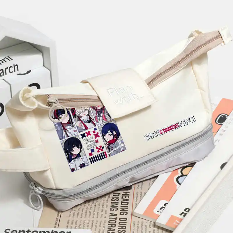 

Japan Anime Kamitsubaki-shi Kensetsuchuu Pencil Case Morisaki Kafu Pen Bag Cosplay Large Pencil Box Cartoon Cosmetic Storage Bag
