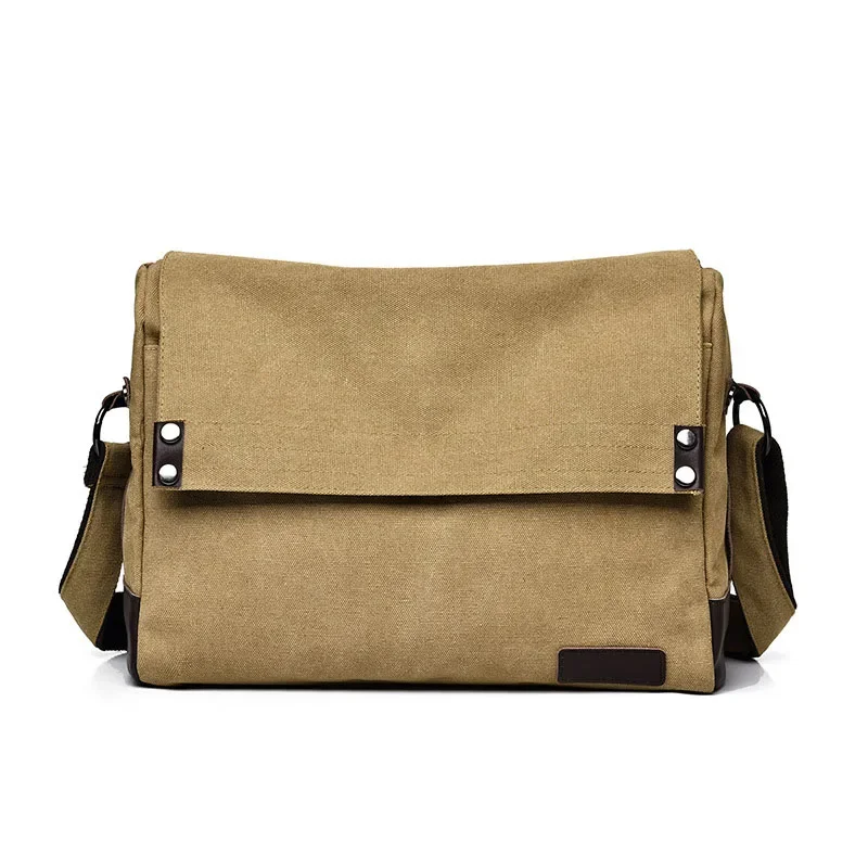 Man Classic Messenger Bag Men's Multifunction Shoulder Sling Pack Casual Large Business Crossbody Flap Male Simple Handbags