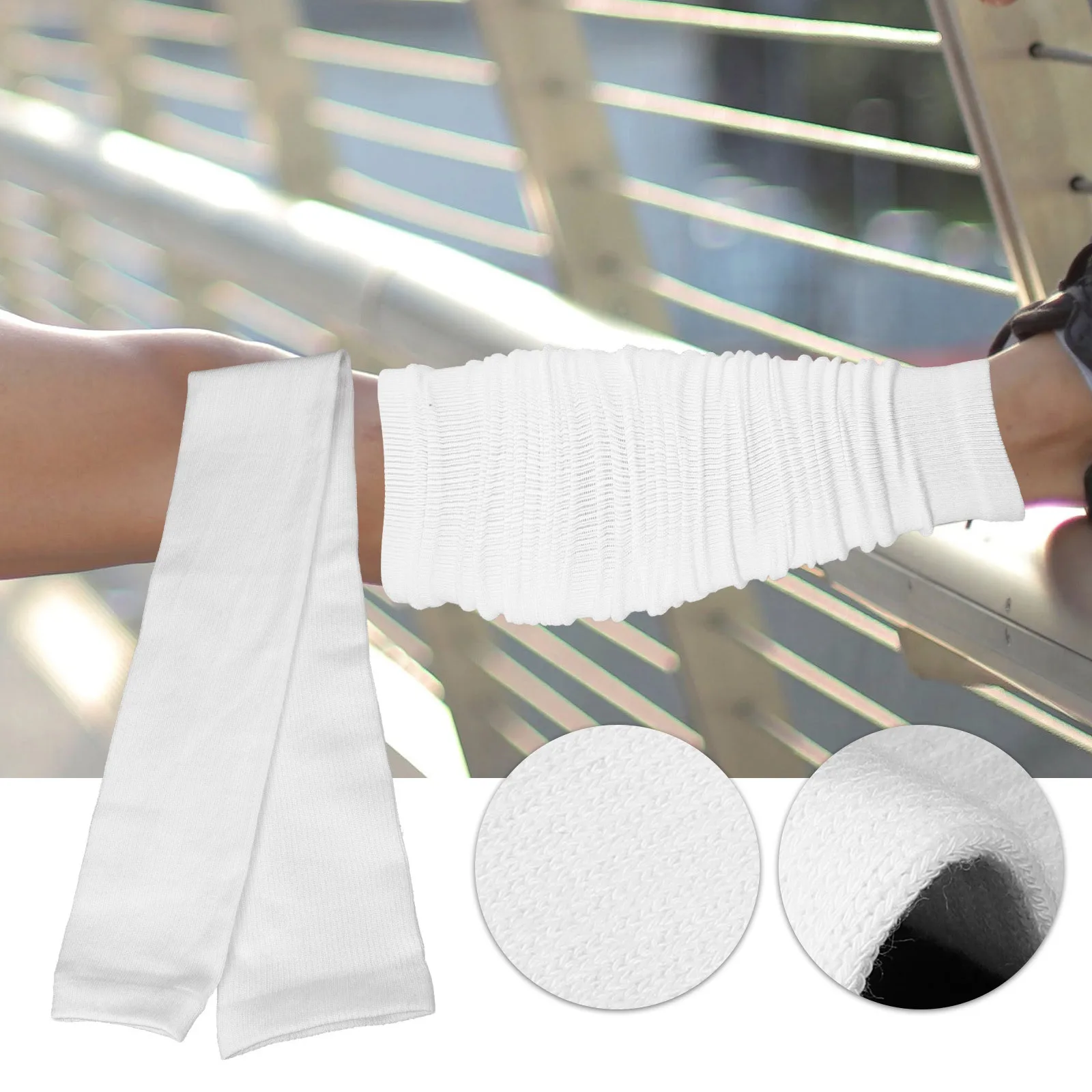 

Elastic Calf Sleeves Breathable Rugby Socks Men Sports Leg Warmers Football Calf Covers High Strength Polyester Ergonomic Design