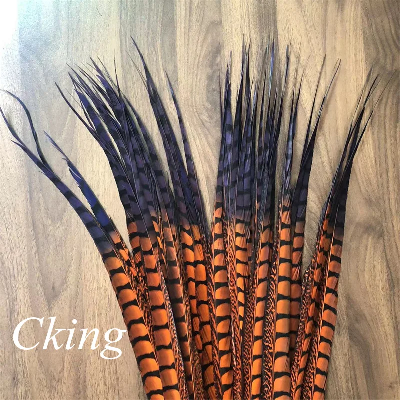 10Pcs/Lot Natural Lady Amherst Pheasant Feathers for Extensions Decoration Long Wedding Accessories Carnival Decor for Clothes