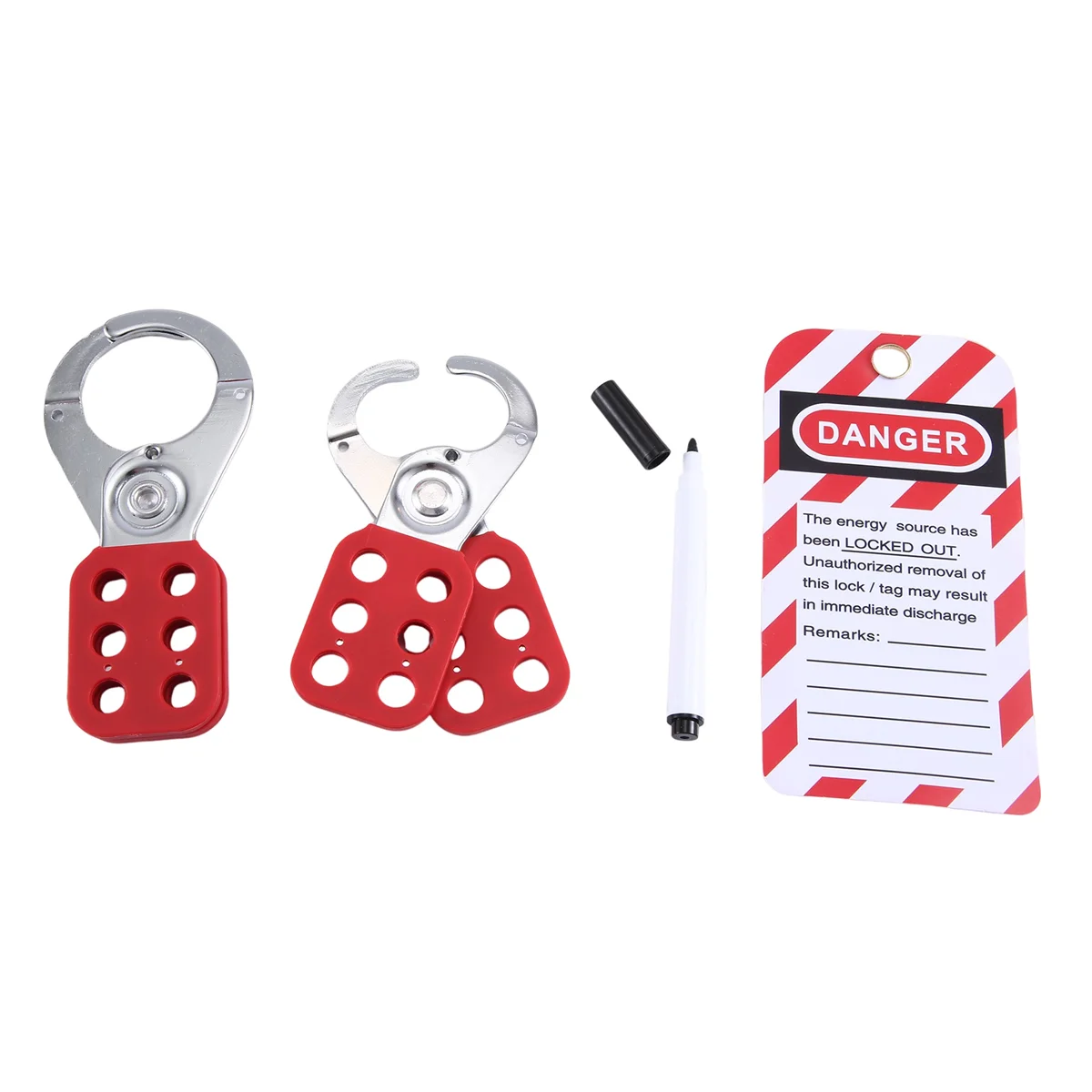 

Комплект блокировки Tagout, блокировка выключателя с зажимом, предохранительные замки, бирка блокировки, универсальная блокировка выключателя
