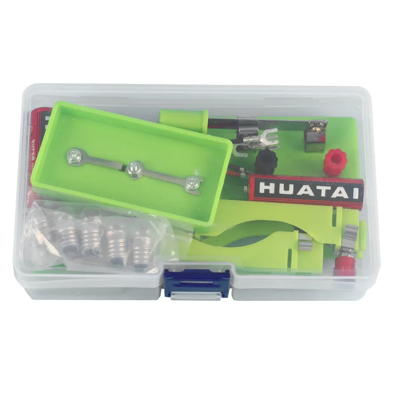 مجموعة تجارب علمية لطلاب المدارس الابتدائية والثانوية، صندوق التجربة الكهربائية الفيزيائية، سلسلة الدوائر، المعدات المتوازية