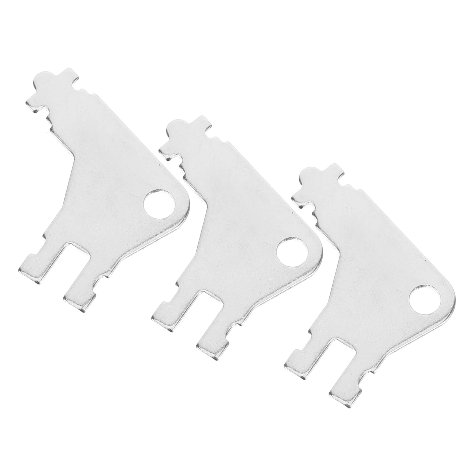 3 Pcs Hand Dispenser Toilet Paper Key Replacement Universal Commercial Towel Metal Silver