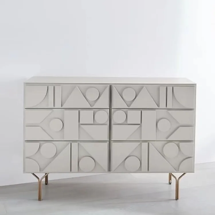 

Pictographic bedroom chest of drawers Nordic designer creative TV cabinet