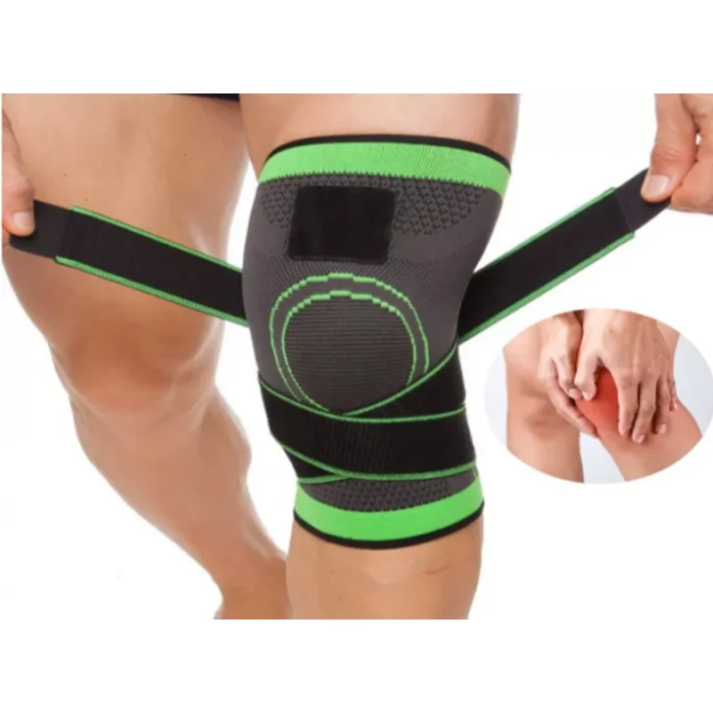 Joint Compression Kneading With Cross Straps Joint Tensor