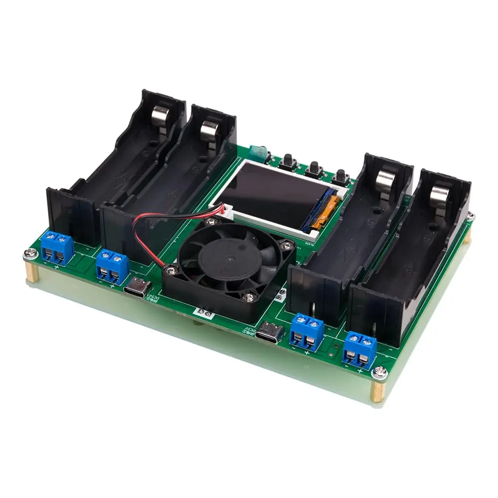 18650 Type-C LCD 4/1 قناة عرض اختبار قدرة البطارية MAh ليثيوم وحدة كشف البطارية الرقمية لاختبار البطارية #2