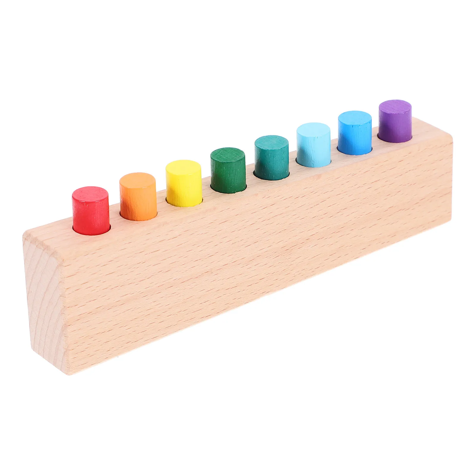 

Children Montessori Memory Inspiration Stick Wooden Natural Wood Sensory Educational Cylinder Puzzle Fine Motor Skills