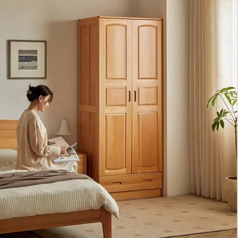 Nordic Drawers Vintage Wardrobes Closet European Lounges Cupboard Bedroom Wardrobes Clothes Wooden Guarda Roupas Home Furniture