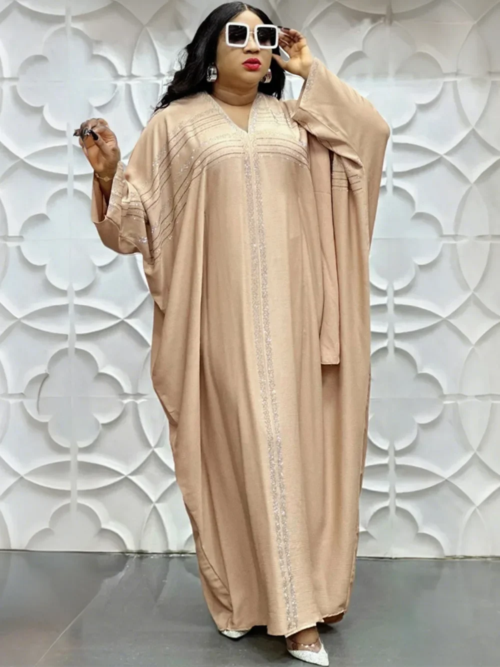 

Абая по индивидуальному заказу для женщин, Дубай, роскошное африканское мусульманское модное платье 2025 года, кафтан, марокканские вечерние платья, халат бубу Dje