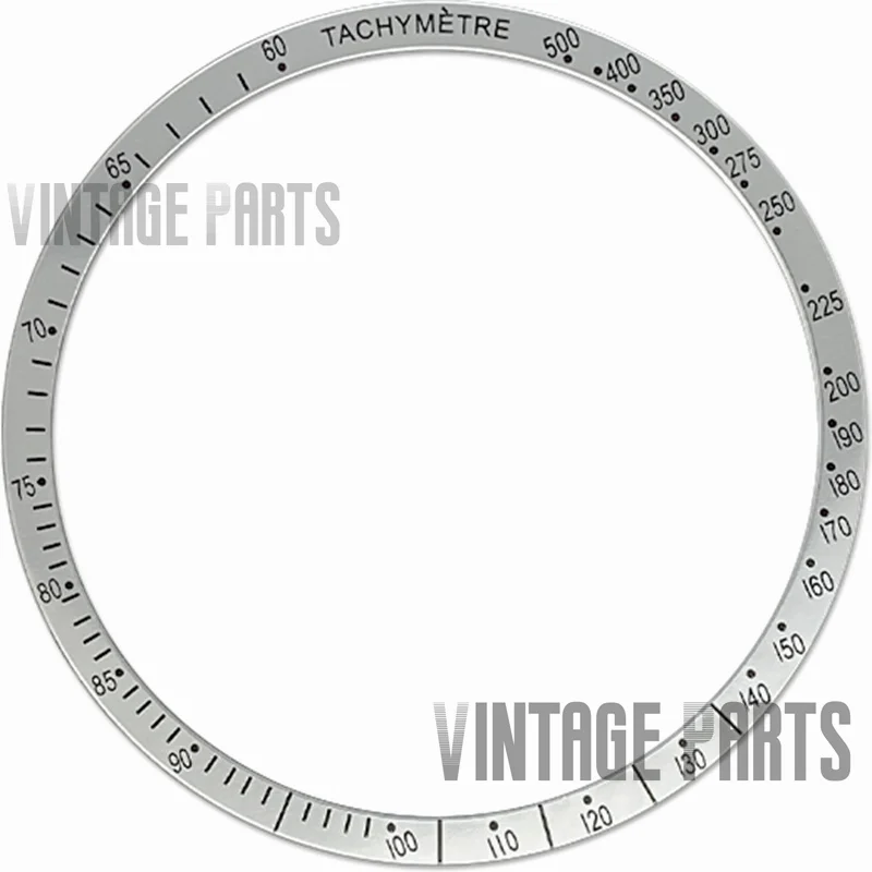 38.4mm speedmaster aluminum watch bezel insert fit for omega watch