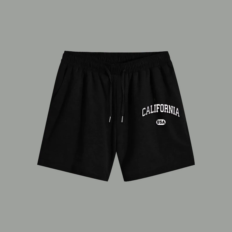 

Outdoor Fashion Summer Casual American Shorts 3 Points Pants Men's Casual Running Shorts, Side Pockets, Beach Leisure Shorts
