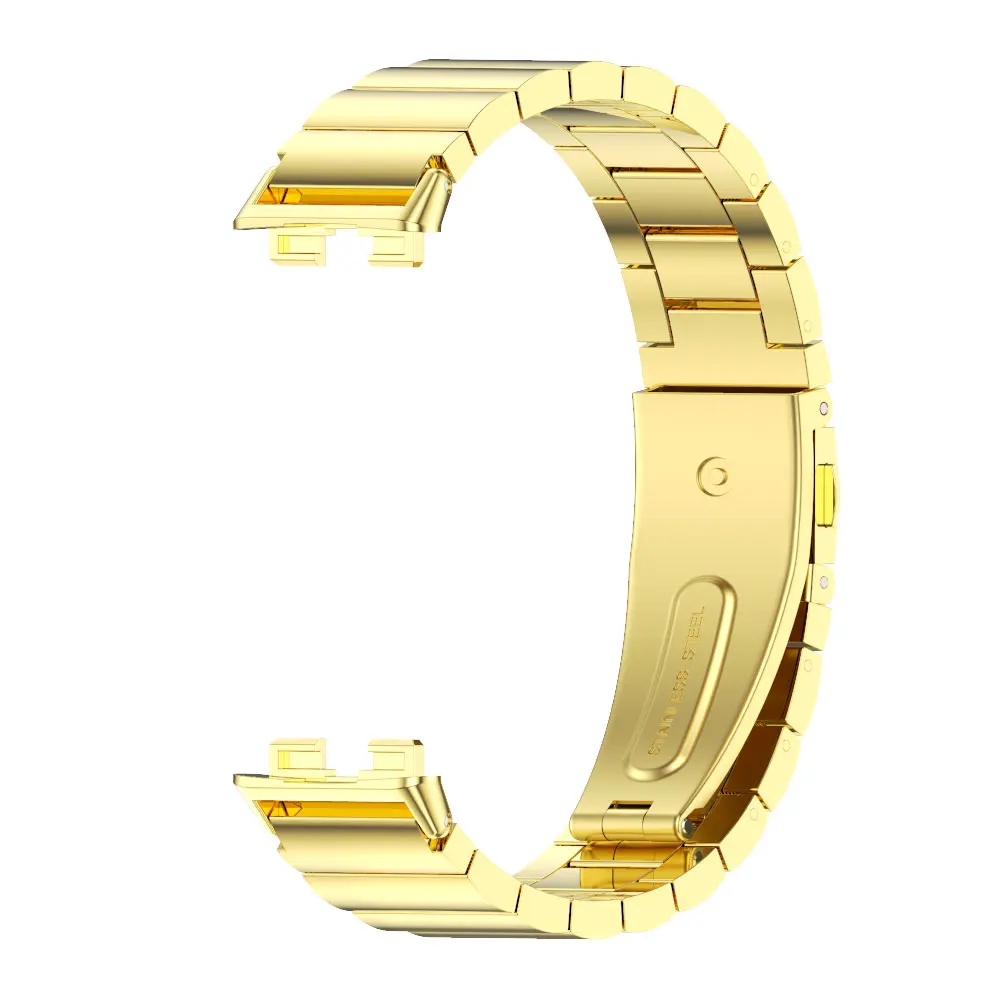 Pasek do Huawei Band 10 Pasek do Huawei Band 9 Metalowy pasek zamienny do Huawei Band 8 Inteligentny zegarek Akcesoria ze stali nierdzewnej