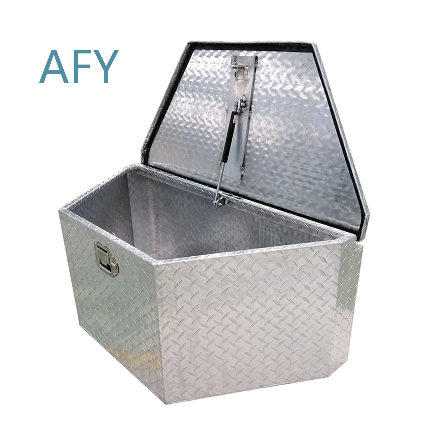 Heavy Aluminum Tool Box Trailer Truck Replacement for Pickup Underbody Underbed Storage Organizer with Lock Keys for Ford