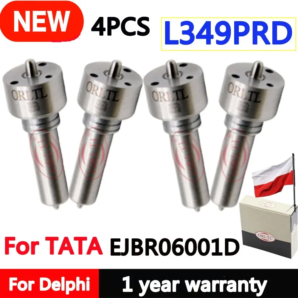 

4PCS L349PRD For Delphi TATA EJBR06001D EJBR0 6001D Diesel Common Rail Injector Nozzle L349 PRD SPRAYER L 349 PRD ORLTL