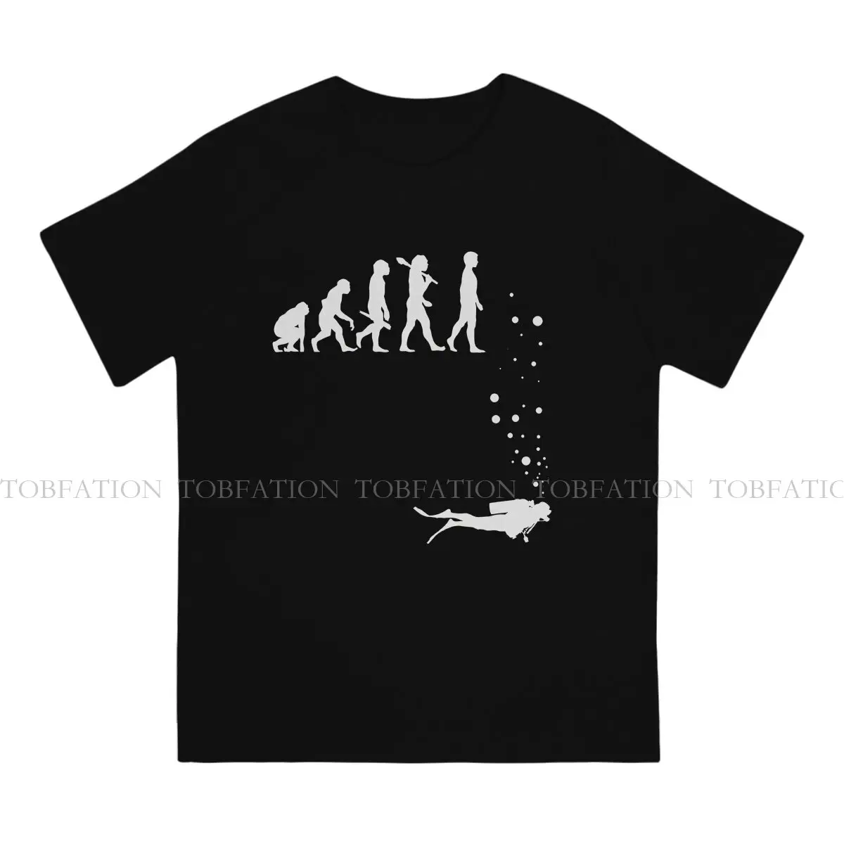 Scuba Diving Diver Evolution Tshirt Homme Men Tees 4XL 5XL 6XL 100% Cotton T Shirt