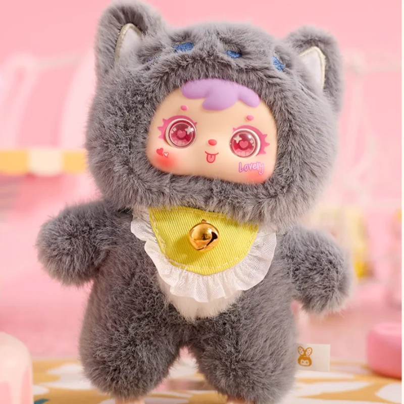 Samuel Kot Seria Imprezowa Blind Box Urocza Pluszowa Zawieszka do Torby Ręcznie Robiony Prezent Ozdoba Modna Dekoracja do Sypialni Lalka Prezent Urodzinowy