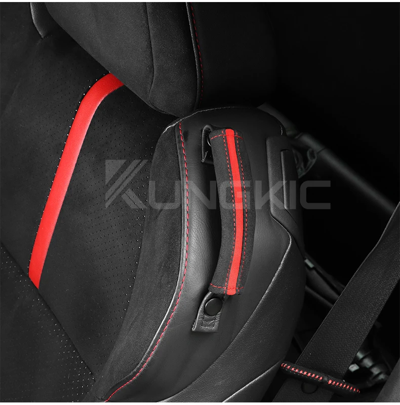 Top-Wildleder für Subaru BRZ Toyota GR86 2012-2019 2020 2021 2022 2023 2024 2025 Autositz-Rückenleiste Auto-Innenraum LHD RHD Zubehör – Detail 8