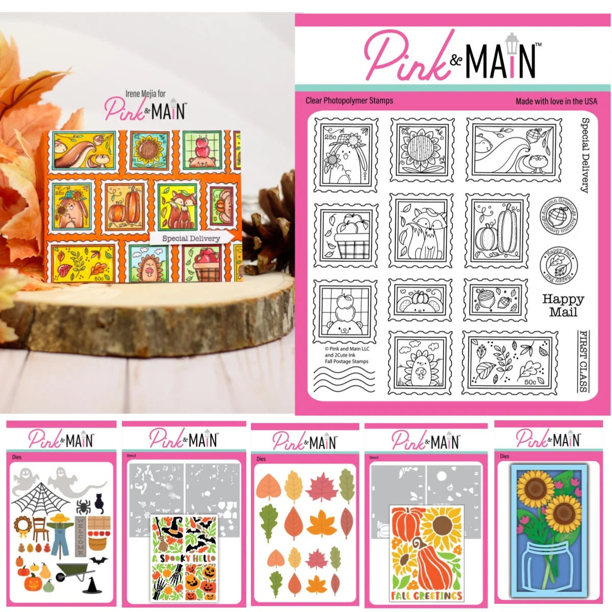 Pumpkin Leaves Metal Cutting Dies Clear Stamps Fall Greetings Stencils for DIY Making Card Scrapbook Embossed Autumn 2025 New