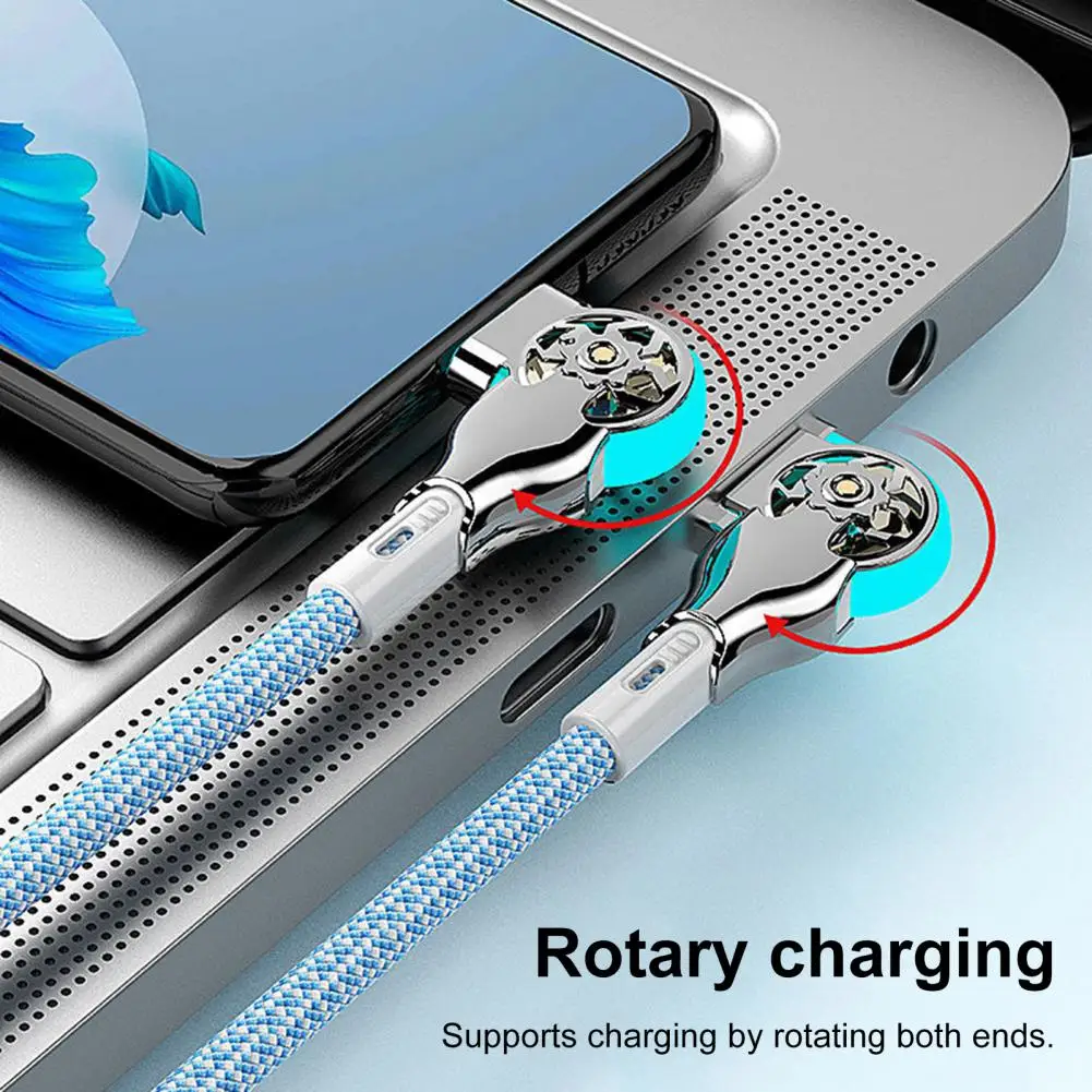 dual-elbow-usb-c-cable-for-samsung-xiaomi-180-degree-angled-3a-fast-charging-data-sync-data-cord-nylon-braided-charging-cord