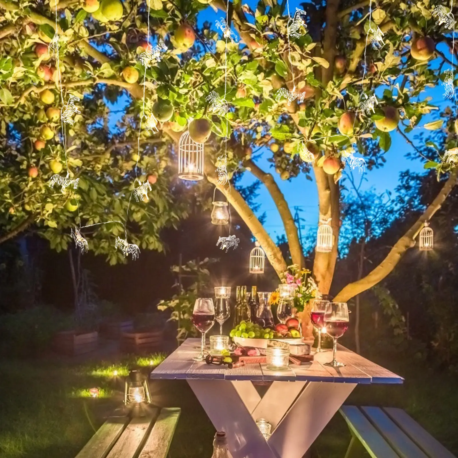 

1Set Zebra Animal LED String Light Party Festival Decoration Creative Design Kids Friends Family Gift Holiday Warm Atmosphere