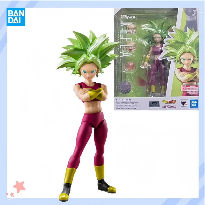【In Stock】 Bandai SHF Dragon Ball Series Super Saiyan Kevra 1/12 Action Figure Gift Toys Toys Figurescollect