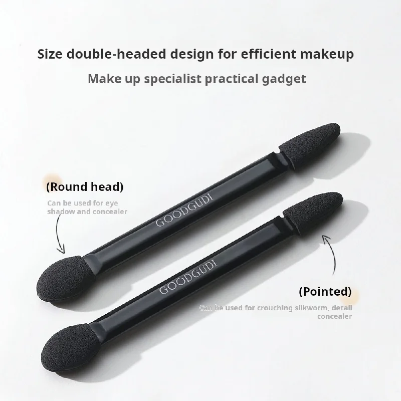 Spugna piccola per ombretto a doppia estremità per pennello correttore portatile per strumento di trucco per miscelazione degli occhi