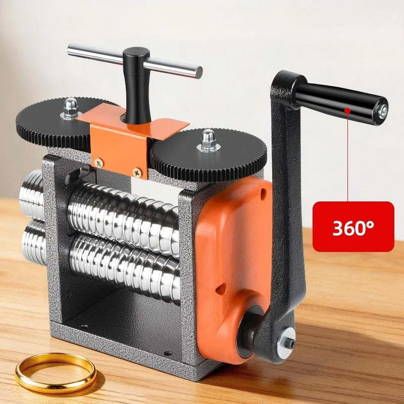 140mm Rolling Mill Making Molds-Square Semi-Circular for Gold/Silver Bracelet Shaping Wire Drawing Bar Jewelry Tool Equipment