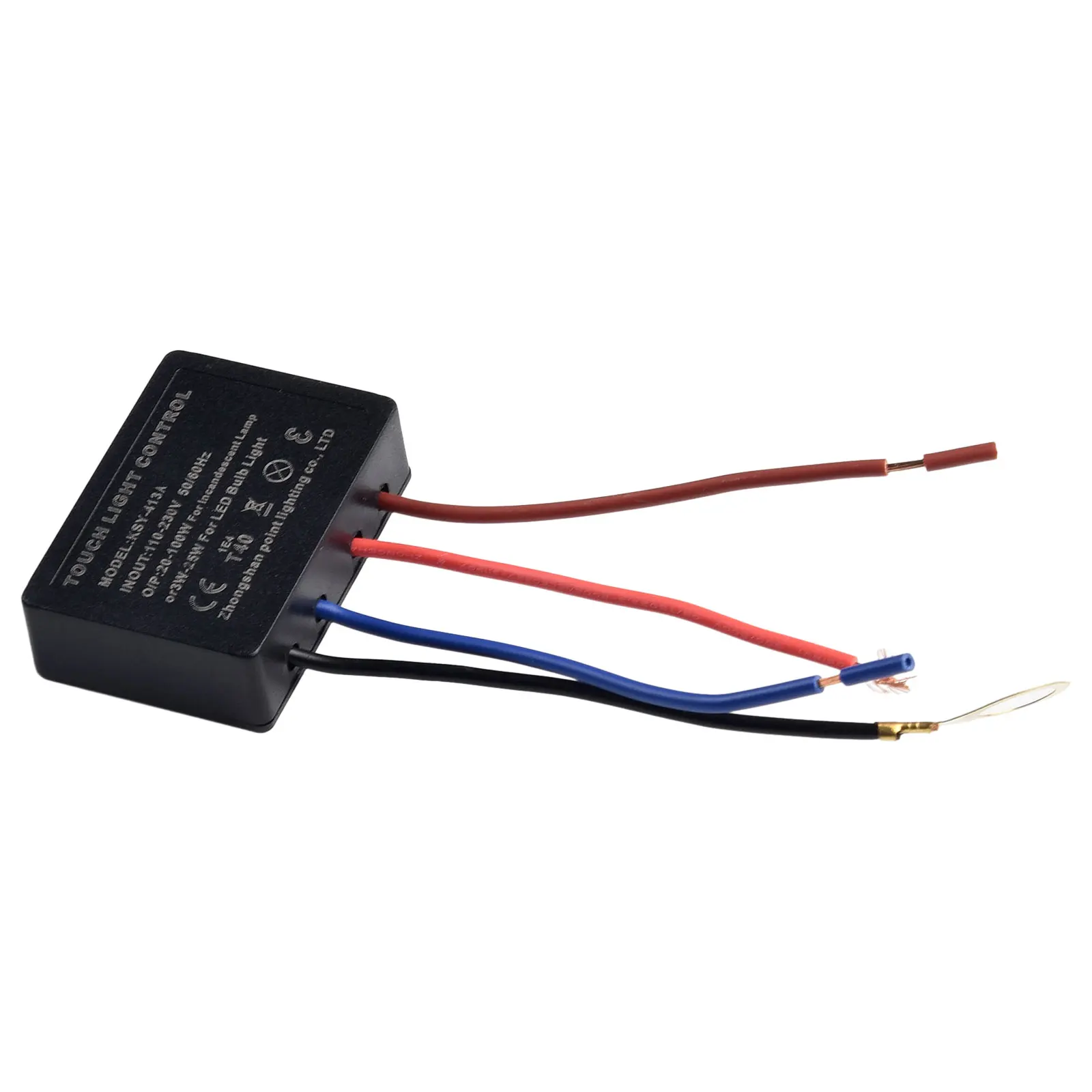 Control Dimmer Touch Switch Home Office Black With LED 1Pcs 220V 3-way Incandescent Lamps LED Light Lighting Parts