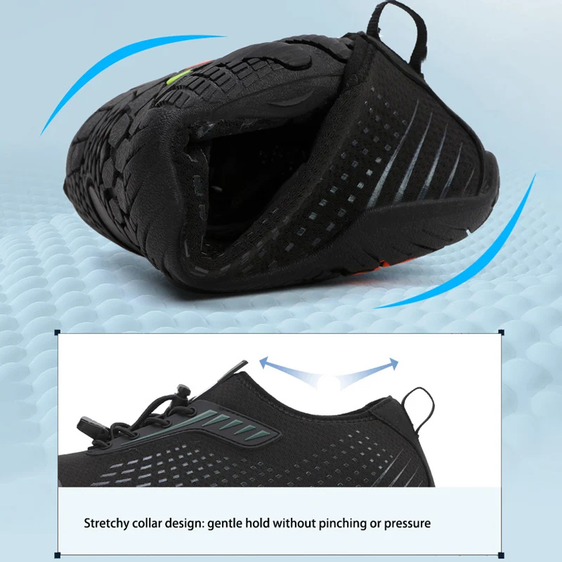 EOCENE Quick-Dry Sports Aqua Shoes Men Women Couple Swimming Beach Wading Fitness Hiking Cycling Fishing Outdoor Water Sneakers