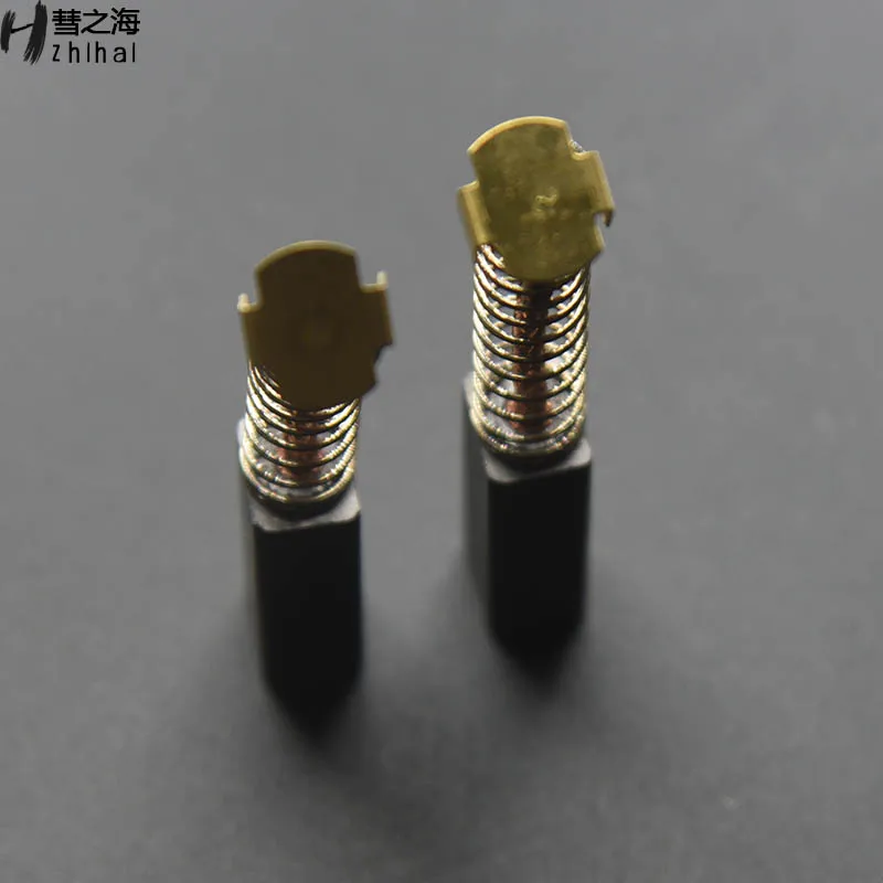 Spazzola di carbone per molla motore CC in rame medio da 10 pezzi 8 * 10 * 25 resistenza all'usura universale, varie specifiche possono essere personalizzate