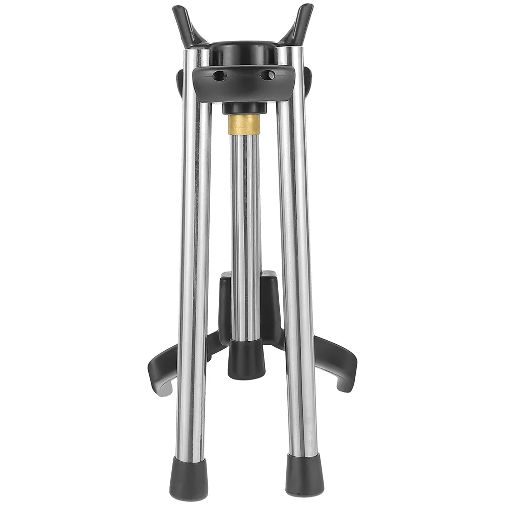 

Saxophone St Portable Foldable Holder Display Bracket for Alto Tenor Trumpet Wind Instrument Stable Rubber Legs Triangular