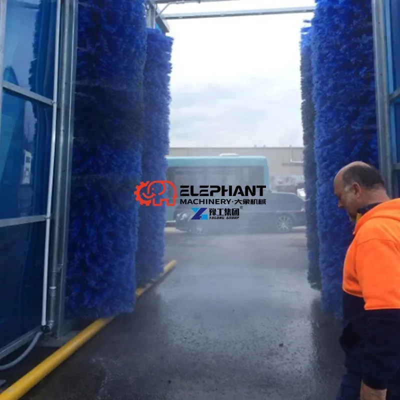 Hot Sale Automatic Rollover Bus and Truck Wash Machine/Automated Bus and Container Washing Machine