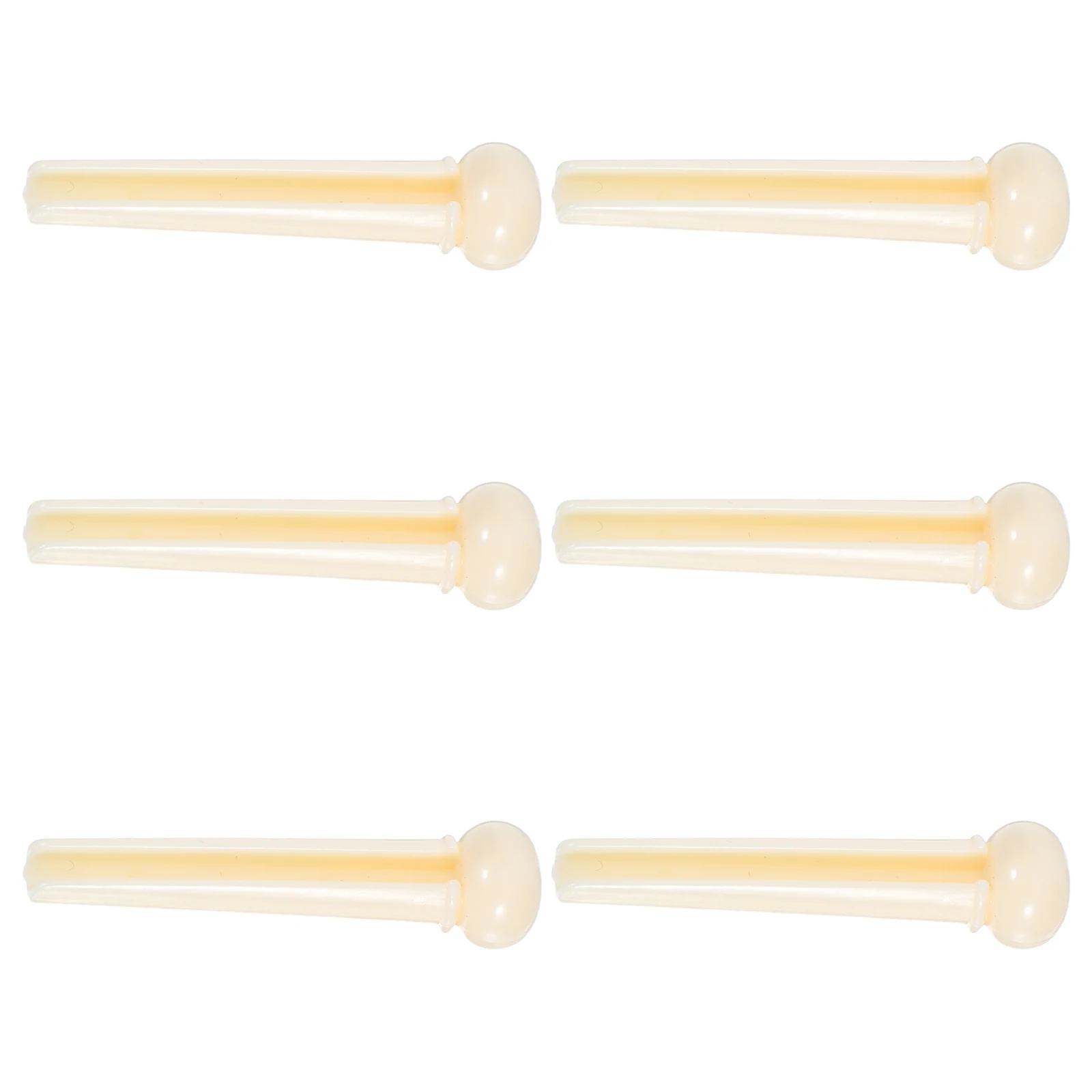 

6pcs Acoustic Guitar String Nails Replacement Parts Brass Pegs For Bridge Bass 6-String Guitar
